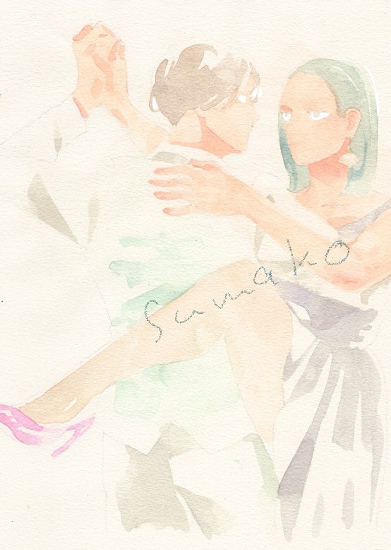 表紙のカラー、たまにはデジタルで塗ってみようかなと線画描いて塗れども塗れどもうまくいかず。。なんか。。なんかこんなじゃないんよ塗りむらはみんなどうやって克服してるのか。。てなって最終的に色だけアナログで塗って合体しました。後からちょとデジ加工とかしてます。も少し練習してきます💐 https://t.co/JawYGZXSNj