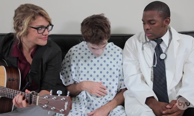 DailyStudioC's tweet photo. "Since the surgery you've been infected through and through because the stupid doctor left his iPod inside you!" https://t.co/R4h9u5X4U3