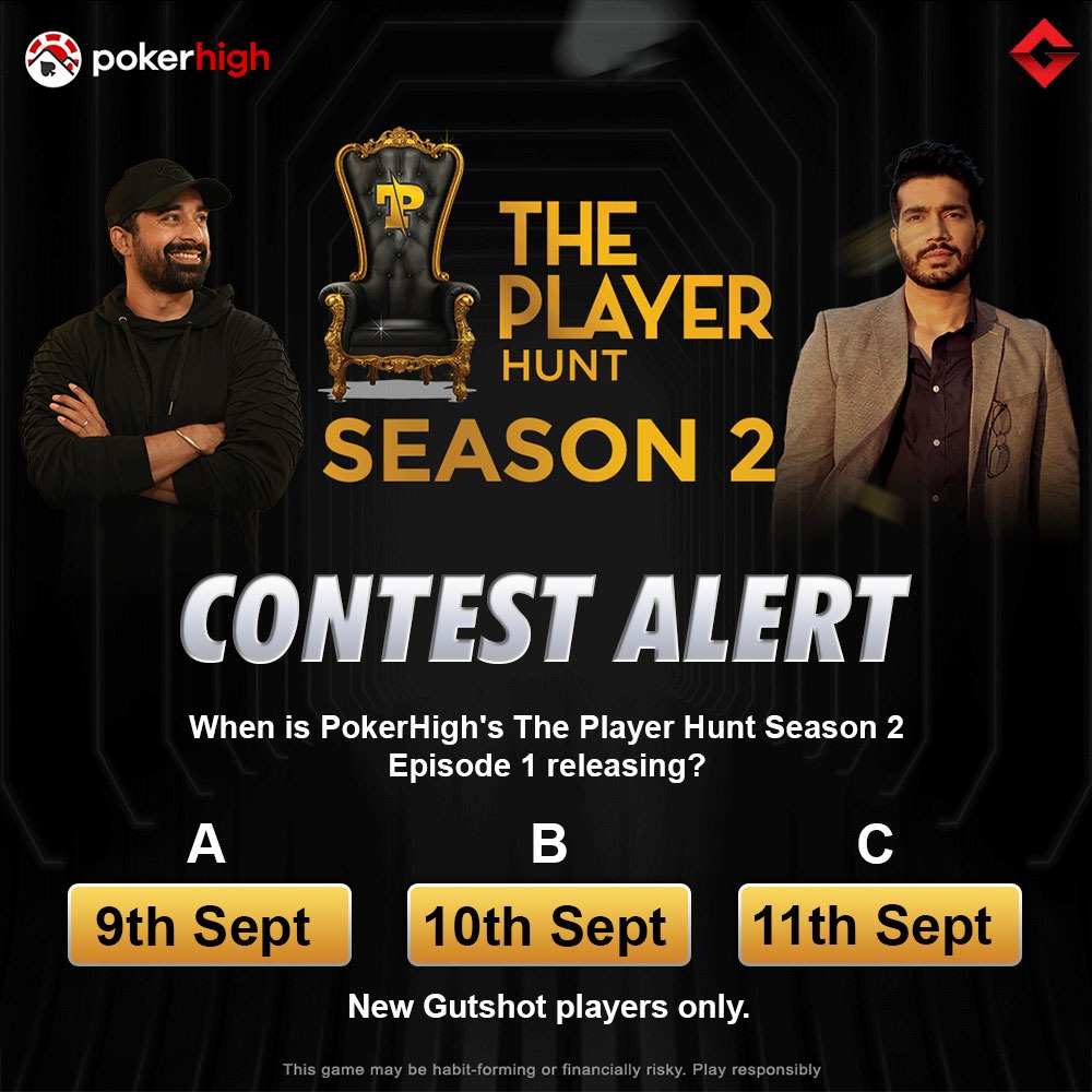 GutshotMagazine's tweet photo. #CONTESTALERT
3 #FREE tickets to ₹550 entry @pokerhighindia  MS D'Lite Day 1A - 10L GTD on 11th Sep @ 12PM.
 
1. Sign Up: https://t.co/JOiLDnZsFc
2. Tag 2 poker buddies 

Winners will be picked &amp; announced on 10th September.

#Poker #PokerContest #Giveaway #TheMillionaireSeries https://t.co/vL6YuykY1i