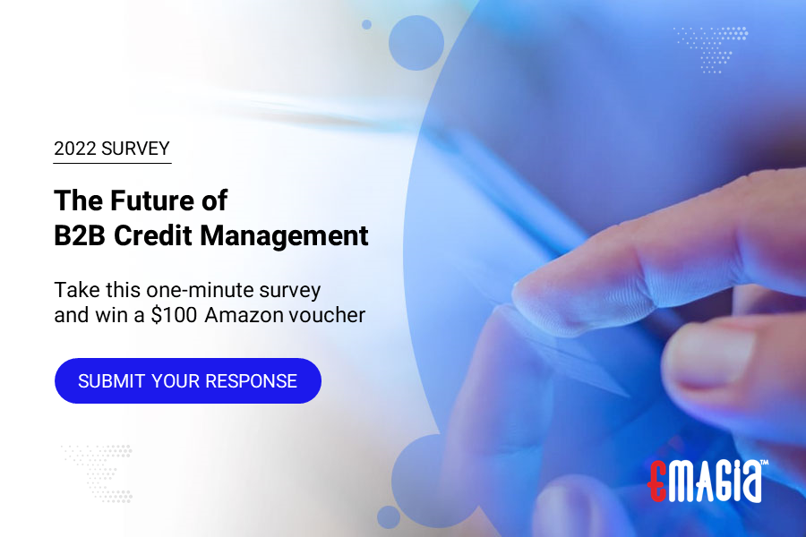 EmagiaCorp's tweet photo. Take this one-minute survey on the future of B2B credit management for a chance to win a $100 Amazon gift voucher https://t.co/AQn80eJH6v
#b2bcredit #creditmanagement #creditrisk #creditriskmonitoring #customeronboarding #creditsurvey #ai #automation #analytics https://t.co/lgj8ZU3zgc