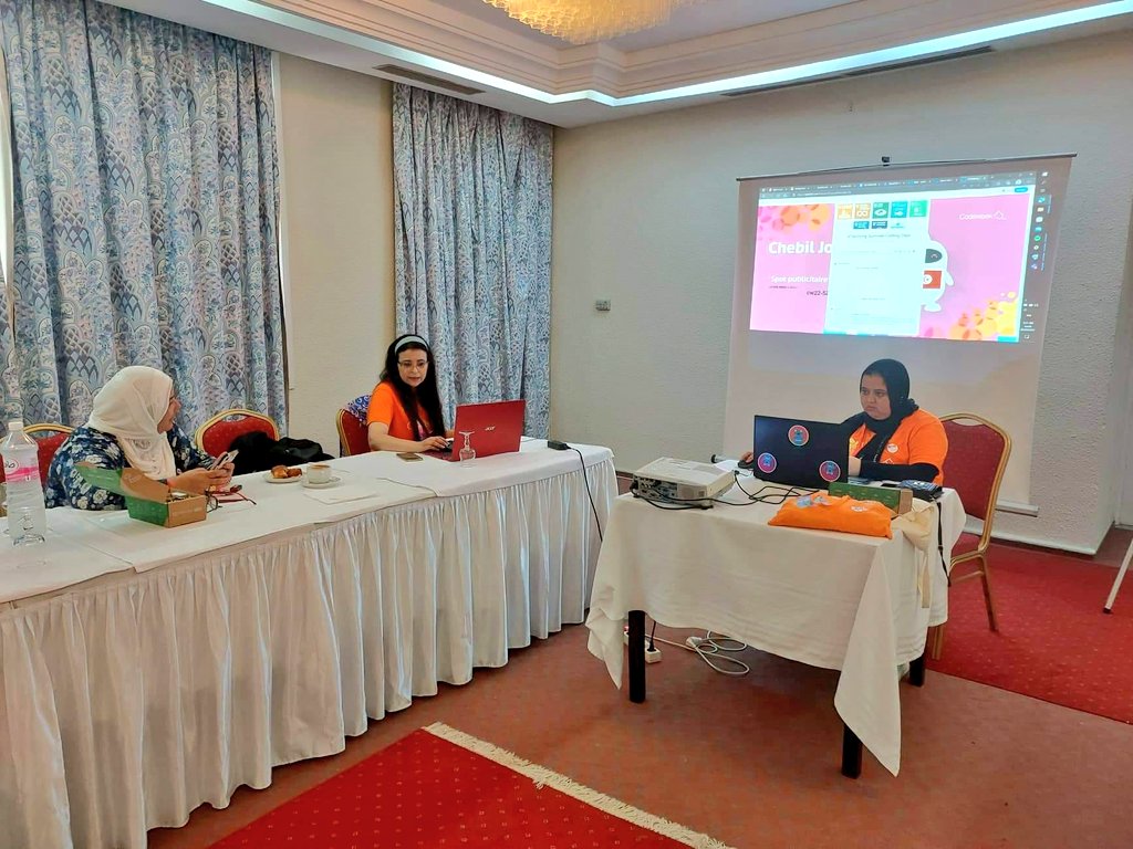 Thanks for #eTwinning from Tunisia we celebrated the #CodeWeek let's code. Let's innovate. <a href="/wakelet/">Wakelet 💙</a>  Always present. 
 <a href="/mannou77/">Monia Mahmoudi #TeamsEduChat</a>, <a href="/DouhaJemai/">Douha jemai 🌍SchoolAdvocate #bestteacheraward2022</a>