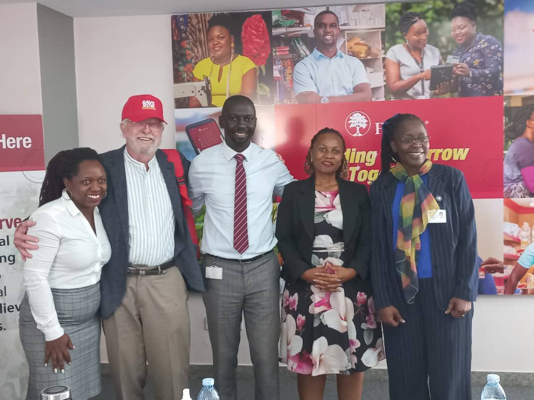 This morning - we were privileged to host our founder @FINCA - John Hatch. His mission for the poor and unbanked is the foundation for our existence @JOnyutta @Rakakande @ClaireAkampuli1 .