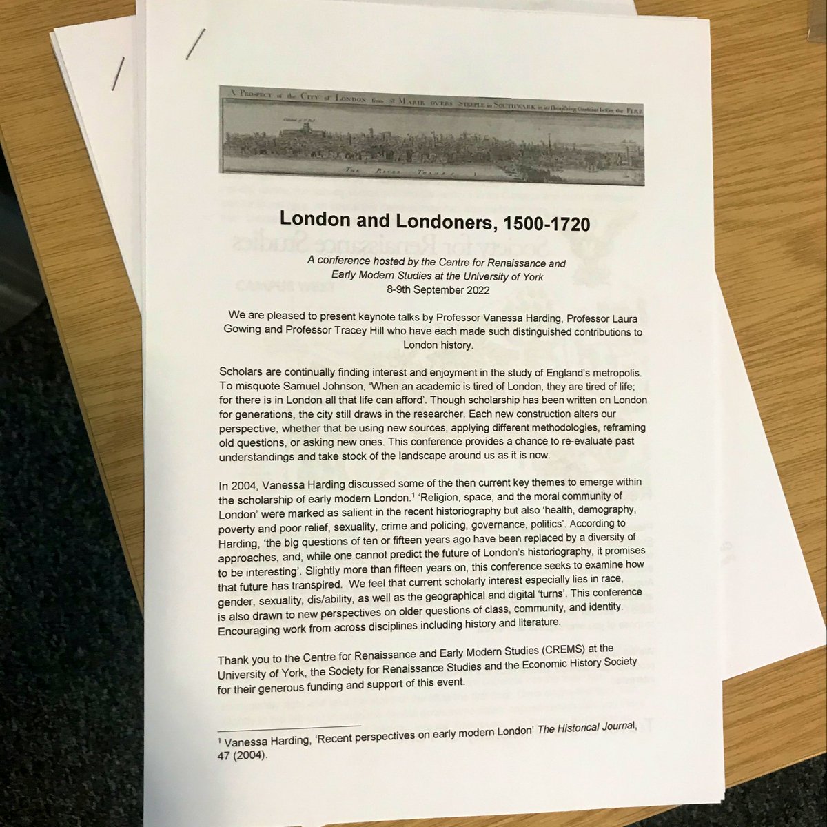 Joe Saunders (@joe_saunders1) on Twitter photo Jess @JessJJ_Ayres and are excited to welcome everyone to our ‘London and Londoners, 1500-1720’ conference in York for two days of early modern history fun. Tweet along with #EMLondonConf. <a href="/CREMSYork/">York-CREMS</a> <a href="/SRSRenSoc/">Renaissance SRS</a> <a href="/EcHistSoc/">Economic History Society</a> Jess @JessJJ_Ayres and are excited to welcome everyone to our ‘London and Londoners, 1500-1720’ conference in York for two days of early modern history fun. Tweet along with #EMLondonConf. <a href="/CREMSYork/">York-CREMS</a> <a href="/SRSRenSoc/">Renaissance SRS</a> <a href="/EcHistSoc/">Economic History Society</a>