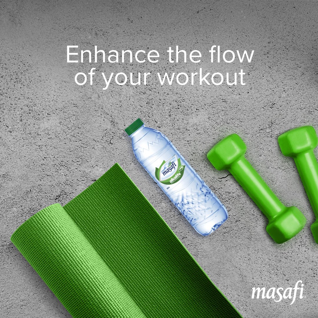 The more you sweat, the more fluid you require. Refresh with Masafi Alkalife!⠀
⠀
كن مستعد، نشيط ومنتعش دائماً مع مسافي ألكالايف.⠀
⠀
#Masafi #DrinkNatural #alkalife #fitness #Sports ⠀