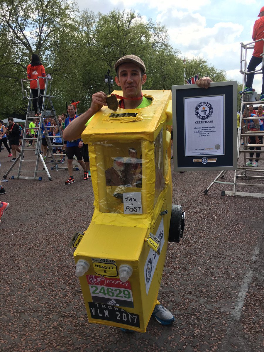 brett_fallis's tweet photo. @Evetssteve4 Man becomes car!! (And wins a prize for it) :-) https://t.co/jDUTookVJT