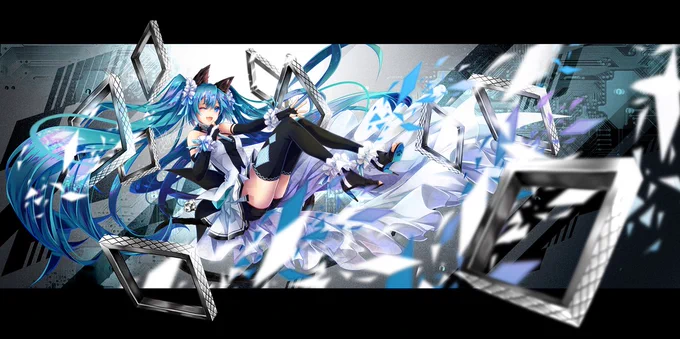 ボカロ版もやらせてくださいすみません※隙間時間にRT巡回します#絵描きさんと繋がりたい#VOCALOID #イラスト #illustration #初音ミク#まだ見ぬ推し絵師を探して#フォロワー一万人以下の作家が力作を投稿してたくさんのフォローを貰うタグ 