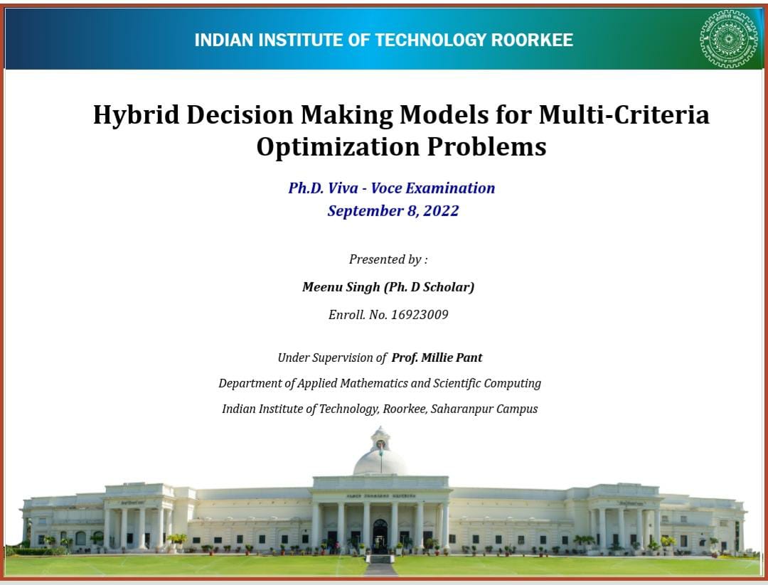 Applied Mathematics and Scientific Computing IITR tweet media