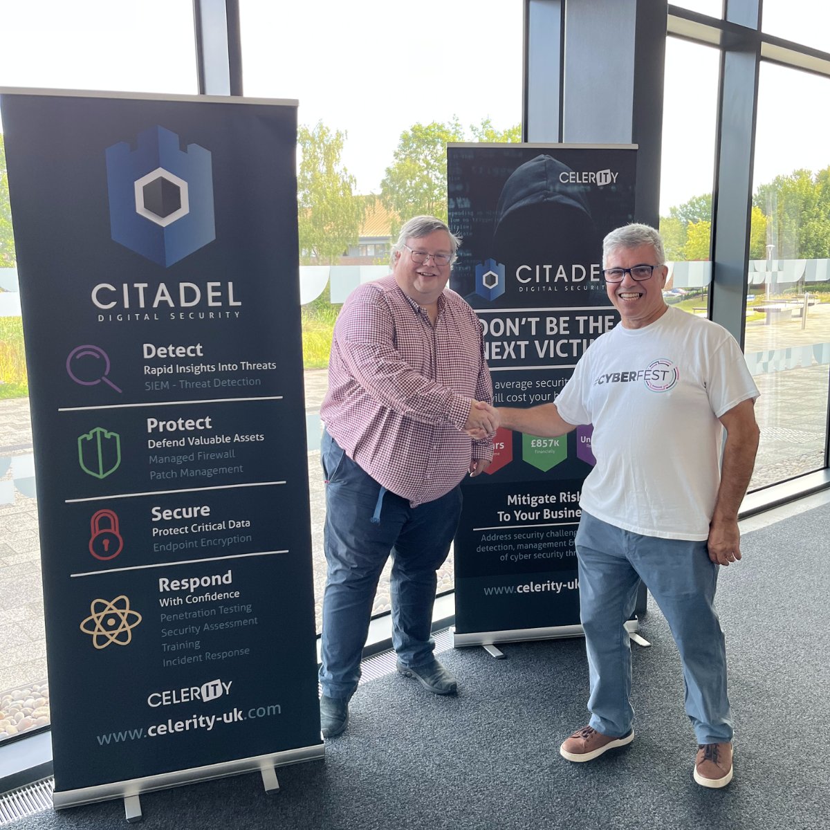 We had a great time attending #cyberfest on Tuesday!

We really enjoyed connecting with everyone that attended and contributing to the day's events. Lots of really interesting conversations have been started!

#cybersecurity #dataprotection #innovation