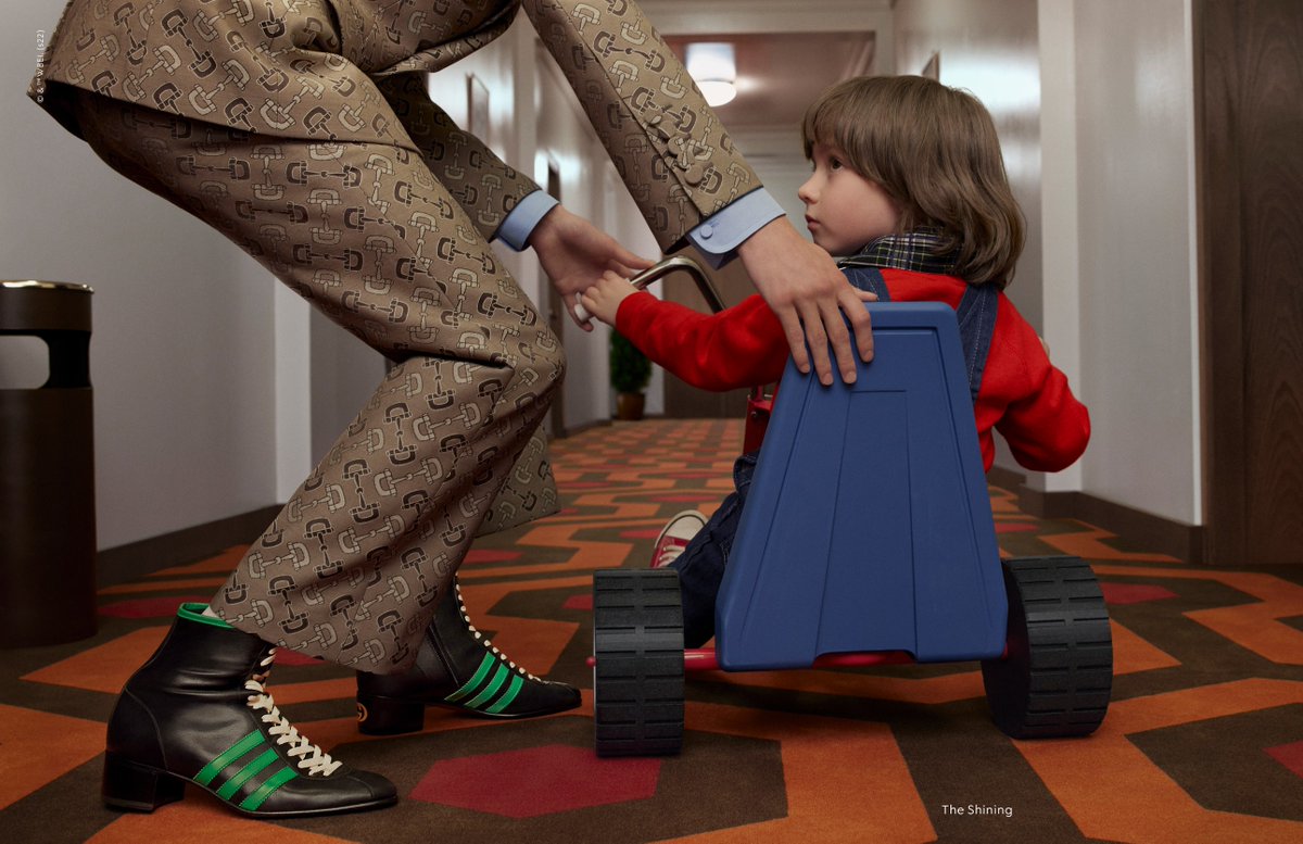 Loving this! Gucci and Adidas do Stanley Kubrick, by Mert Alas and Marcus Piggott. 👏 #kubrick