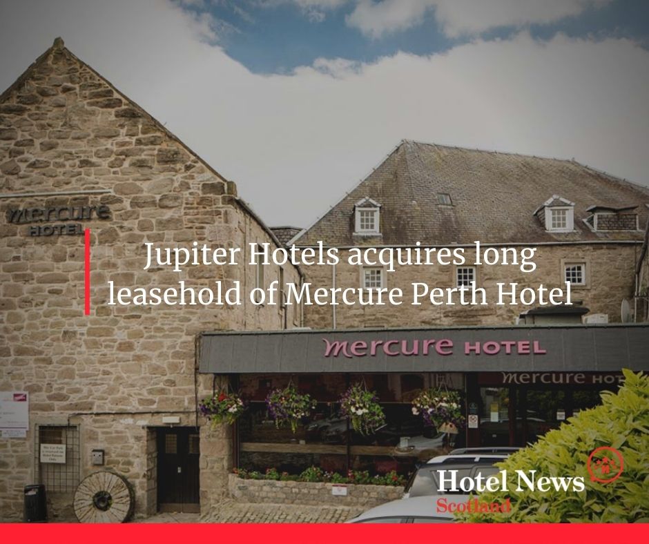 Savills, on behalf of a private client, has completed the sale of the long leasehold of Mercure Perth Hotel in Perth, Scotland, to S Hotels and Resorts plc, owner of Jupiter Hotels, off a guide price of £2.25 million.
hotelnews.scot/news/jupiter-h…