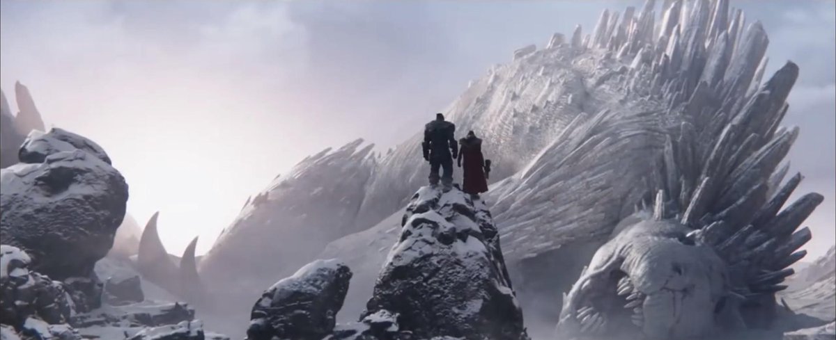 DiscussingFilm's tweet photo. #ThorLoveAndThunder is now streaming on Disney+ 

See every new film and show on Disney+ today: https://t.co/3slExXYwj4 https://t.co/P9W5lWzhTP