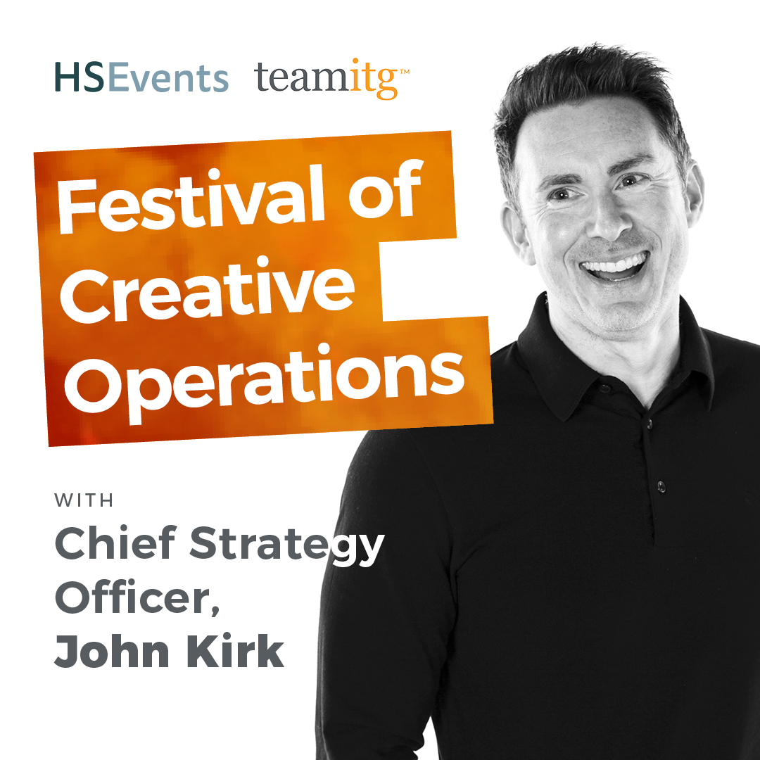 weareitg_'s tweet photo. We’re delighted that our Chief Strategy Officer, John Kirk, will be speaking at the Festival of Creative Operations on 27th September! John’s appearing alongside some major names and will touch on our brilliant partnership with @GSK – register here! 👉 https://t.co/UPqHTkmHy8 https://t.co/6egaz6G5ed