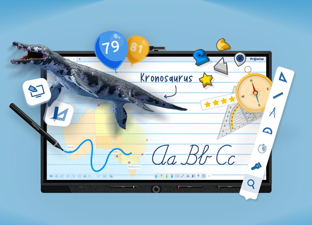 ProwiseGlobal's tweet photo. NEW: Prowise Touchscreen Ten!

🖊️ Full writing freedom with 4 pens
👩‍🎓 Hundreds of educational tools
💡 Antibacterial glass plate and environmental sensors
🔒 Including proven safe educational software

Get to know our touchscreen ➡️ https://t.co/xMDi0yzQY1

#ProwiseTouchscreen https://t.co/CUwUBVGhks