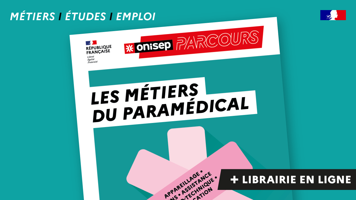 Onisep's tweet photo. ➡️ Nouvelle publication #ParcoursOnisep "LES MÉTIERS DU #PARAMÉDICAL " 
Au programme ▪️ Zoom sur 30 #métiers ▪️ Reportages ▪️ Témoignages de pros ▪ Filières de #formation adaptées au secteur ▪️ #Emploi
👉https://t.co/OFC9Wc7AkR
#orientation https://t.co/oEw86mtz5M