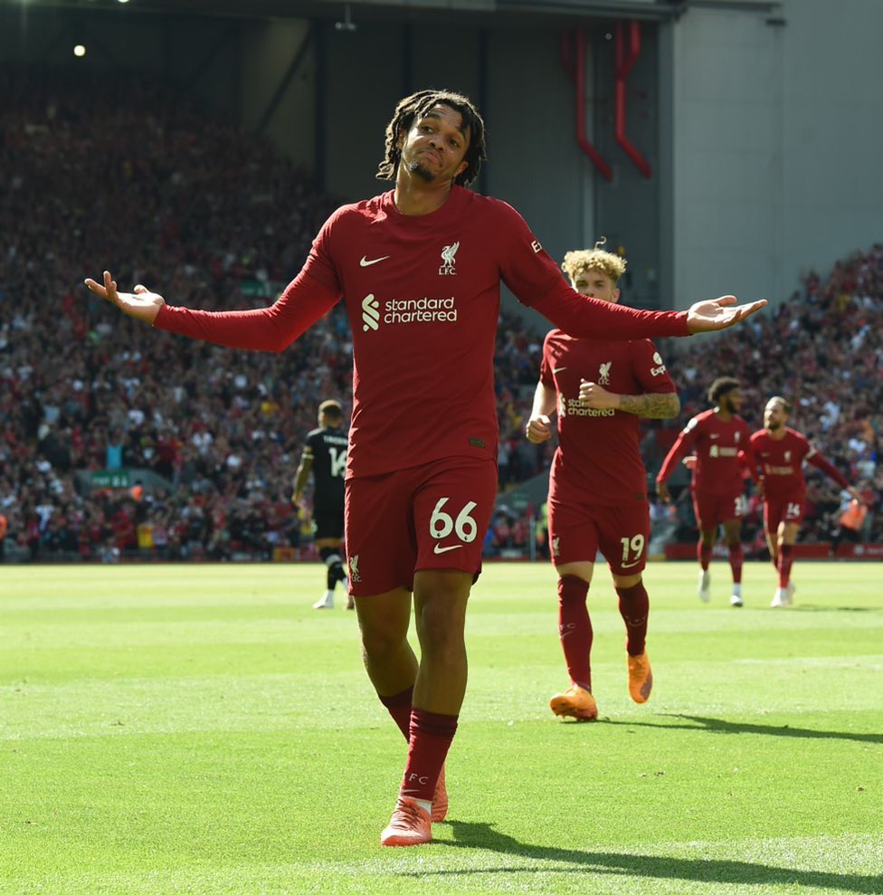 ODDSbible's tweet photo. Klopp: “why can’t you defend?”

TAA: https://t.co/MEAglI58GX