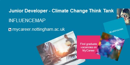 Do you want to develop programming skills within a dynamic team in a mission-driven environment? If you're excited about data analysis and tackling climate change, this is the job for you! 🌍💭​📊​ow.ly/i9SV50KAiwu #UoNHotJobs #sustainabilityjobs