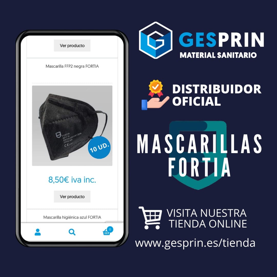 En GESPRIN Material Sanitario somos DISTRIBUIDORES OFICIALES ✅ de Fortia Seguridad y Salud

A partir de ahora, podrás encontrar todos sus productos en nuestra tienda online. ¡Visítanos! 👇
gesprin.es/tienda/categor…