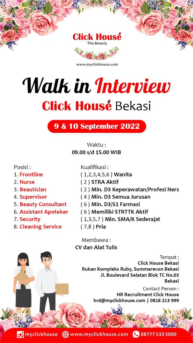 Click House the beauty tweet media
