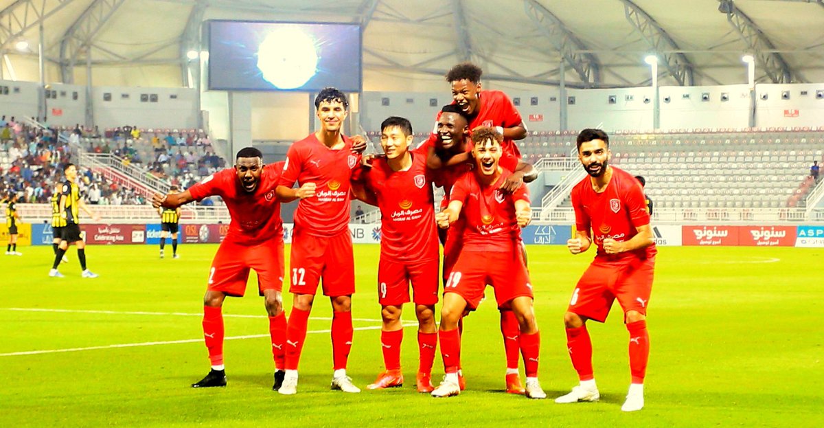 OgadaOlunga's tweet photo. Proud of the collective team effort 
@DuhailSC 

Always special to score a hat trick⚽️⚽️⚽️🙏🏾 https://t.co/XbY9MdPTFF