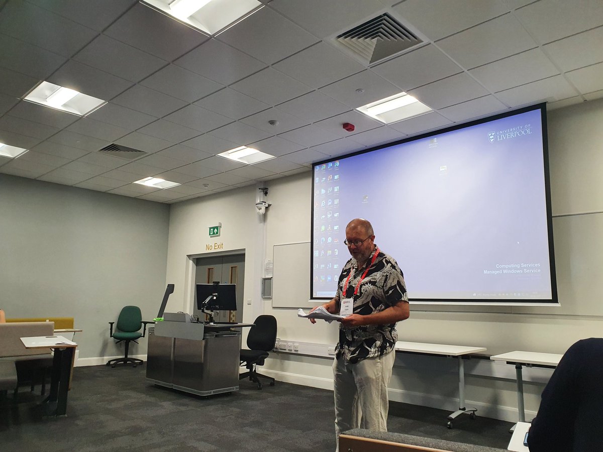 #BERA2022 Prof. Preston starting his talk about AI and education