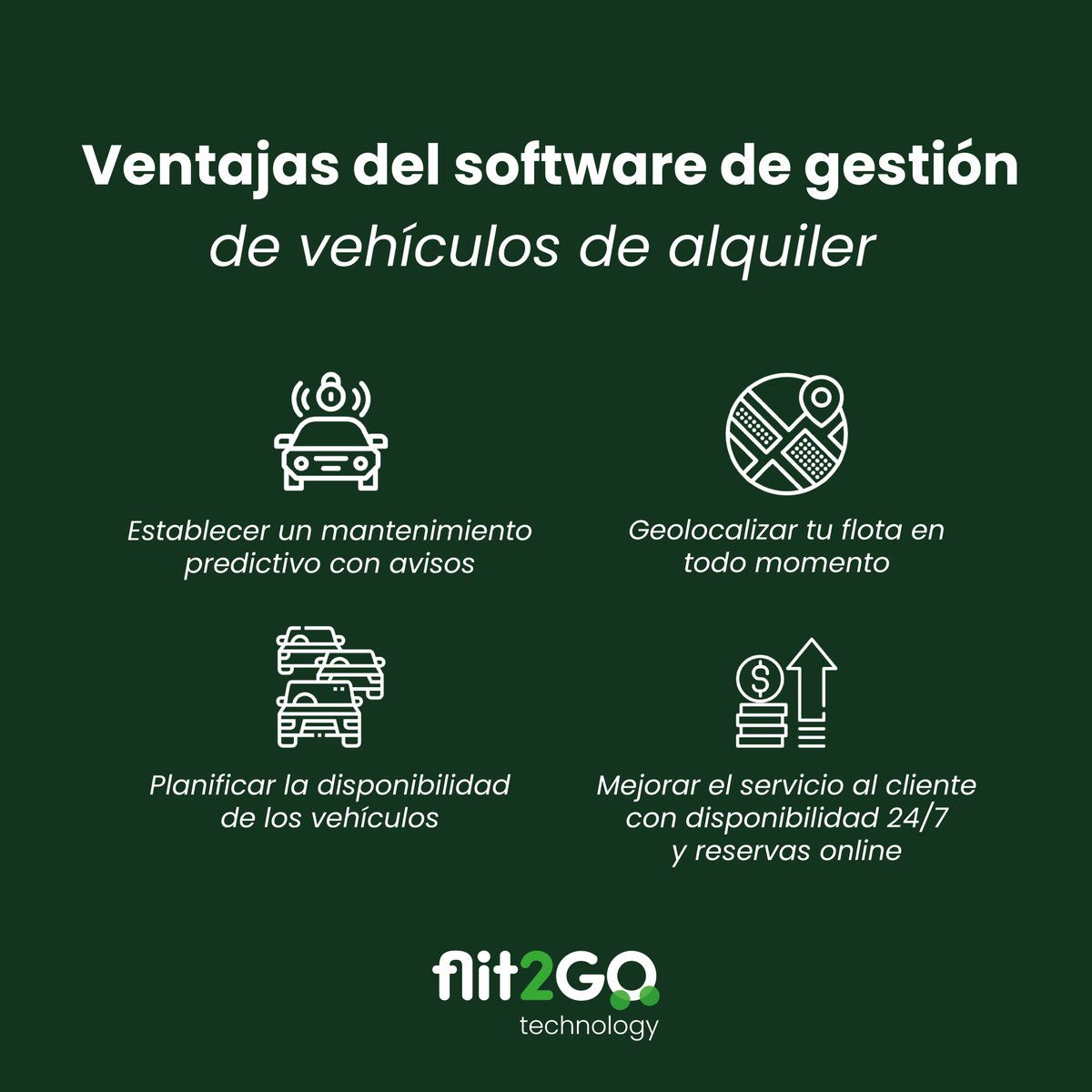 flit2go's tweet image. 📰Una de las claves para mejorar los negocios como los rent a car, es el de la digitalización. ⚡🚗🚙🚐🛵

Si quieres implementar un software de movilidad para tu empresa, escribe a info@flit2go.com 📧🚀

#software #rentacar #movilidad
