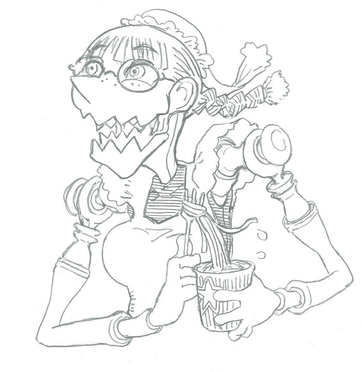 終業前の眼鏡点呼 