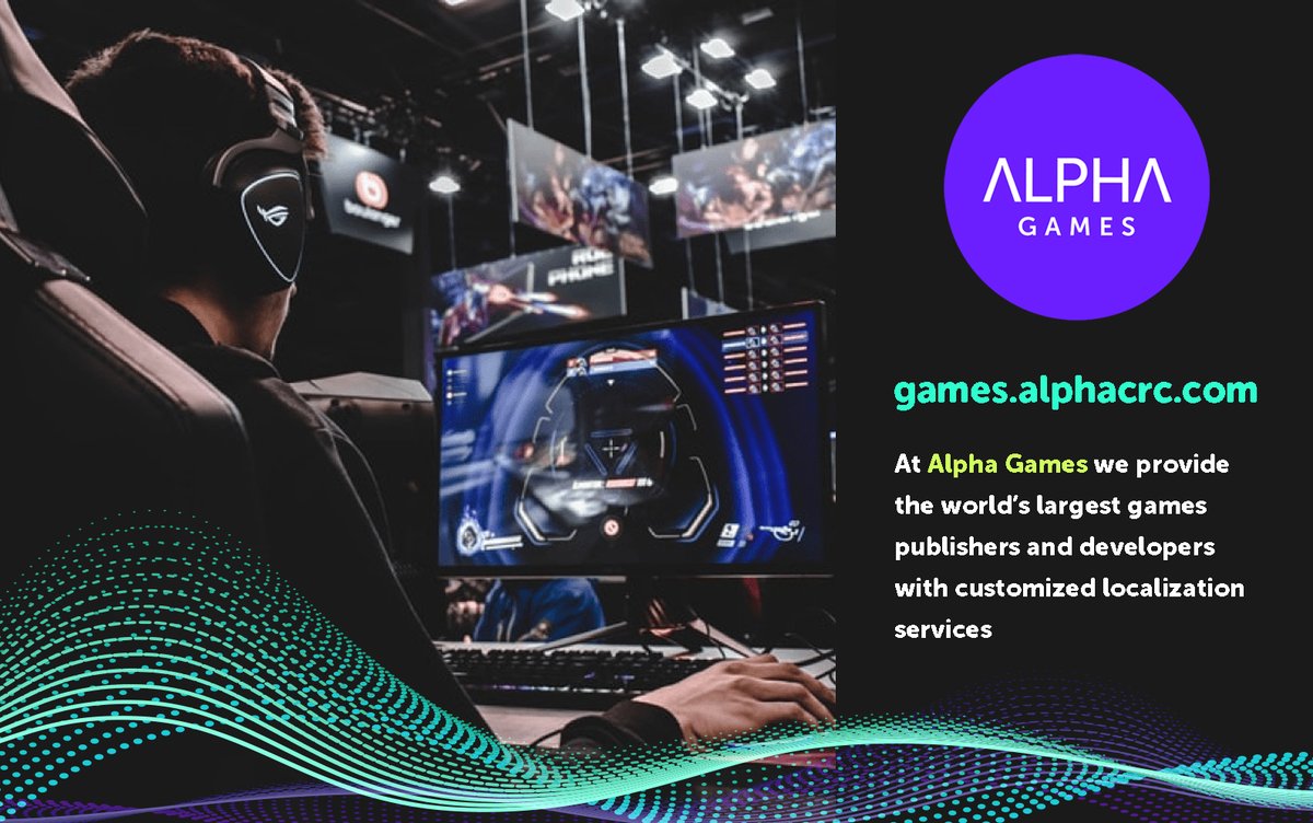 AlphaCRCGames's tweet photo. Will you be attending @EGX London? Make sure to look out for the Alpha Games team on the floor on 22 - 23 September. We’d love to have a chat about all things #gaming and to explain what we do in terms of customized #gameslocalization to improve the gamer’s experience. #EGX2022 https://t.co/iDoM5rD3oI