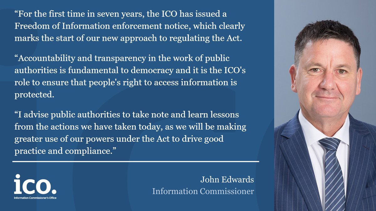 ICOnews's tweet photo. NEW: We have taken action against the Department for International Trade (DIT) and the Department for Business, Energy and Industrial Strategy (BEIS) for failing to comply with the Freedom of Information Act. 

Read the full story: https://t.co/UG6zf1Lnxp https://t.co/QEH2LsrnBi