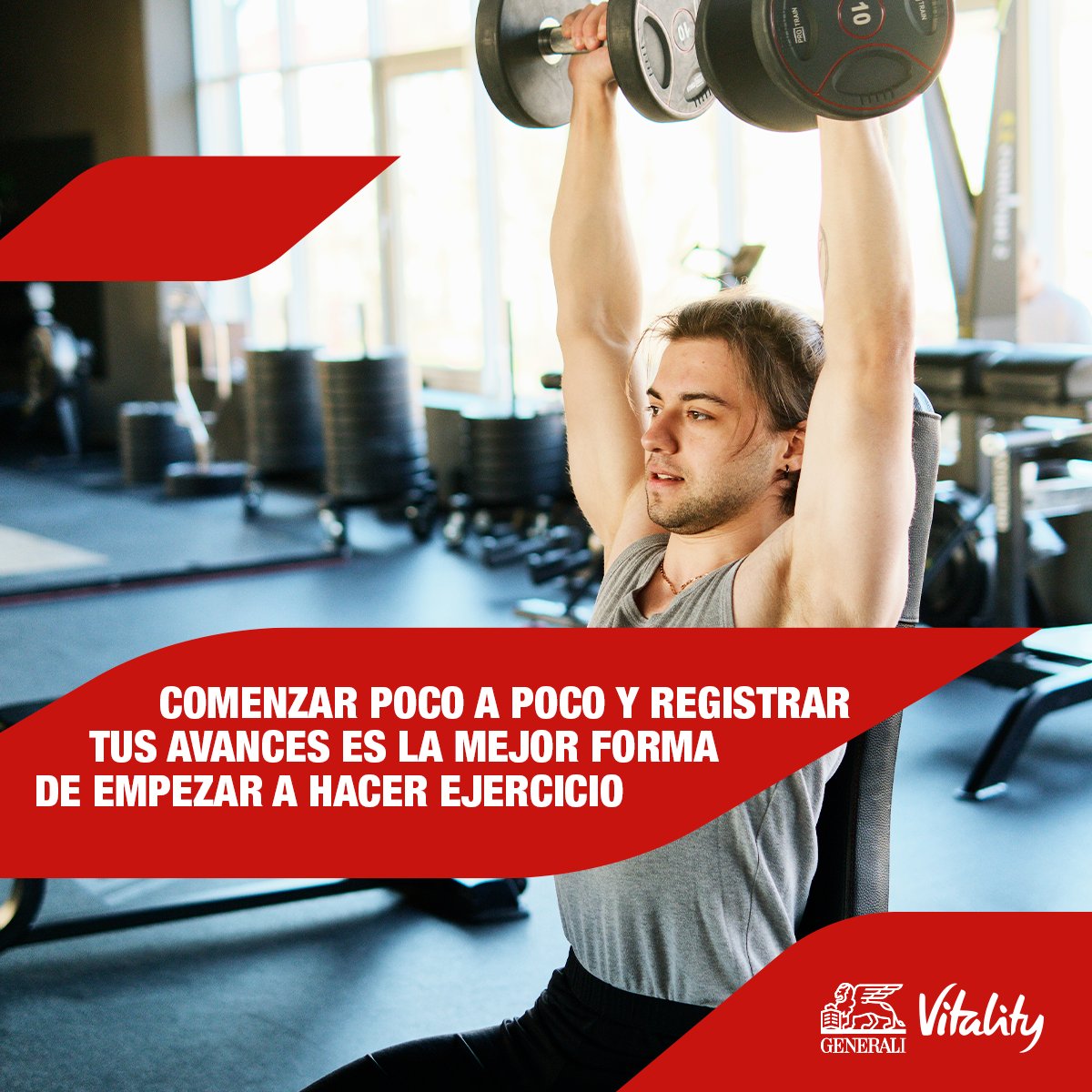 Generaliciscar's tweet photo. 🎽 Empezar a hacer ejercicio es posible. Solo necesitas un segundo para decidirte y 10 minutos al día para comenzar a entrenar. 😉 Y con #GENERALIVitality podrás llevarte GRANDES premios, como los más de 4.500 vales de Amazon que ya hemos regalado. Consúltame para empezar ya. https://t.co/7u0fED8b8z
