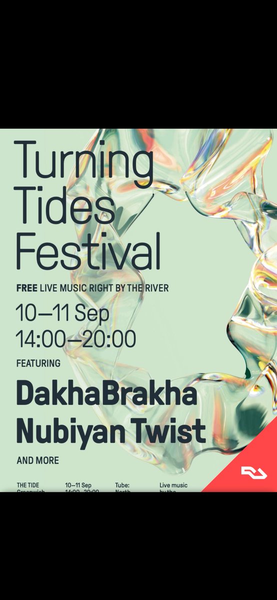 Can't wait for Turning Tide festival this Sunday. FREE concert at The Tide Greenwich