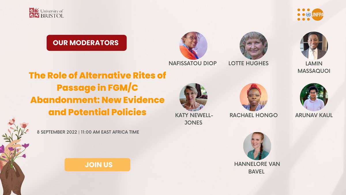 GPtoEndFGM's tweet photo. #HappeningNow Today’s event explores themes that emerged during previous webinar https://t.co/9Z8SCXTwRU) more in-depth.
It also expands the geographical scope with representatives from #Kenya , #Tanzania , #Uganda_ , #SierraLeone & more #ARPnetwork , @BristolUni
#EndFGM https://t.co/jQGZiW2ZgK