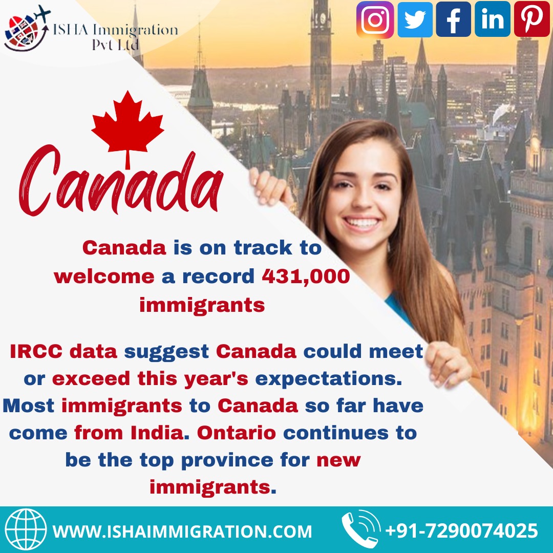 Ishaimmigration's tweet photo. #Immigration Minister Sean Fraser boasted last week that #Canada has hit the 300,000 mark earlier this year than any other year
To get more details:-#canadajobs #immigrationtocanada #CanadaPR
#migrationtocanada #ishaimmigration #immigrations #permanentresidents https://t.co/hLLVbfqsFg
