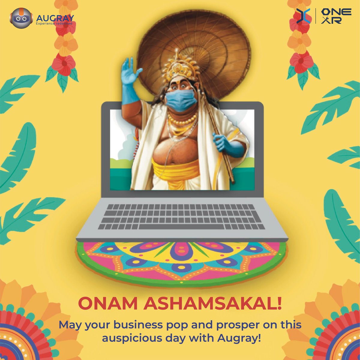 OneXRsolutions's tweet photo. Wishing everyone a Happy Onam, May this day bring new experiences for your businesses with @AugRay ! 

#onam #onam2022 #onamfestival #onamvibes #happy #festival #mallu #kerala #keralam #Augray #OneXR #augmentedreality https://t.co/xKVJEodVmN