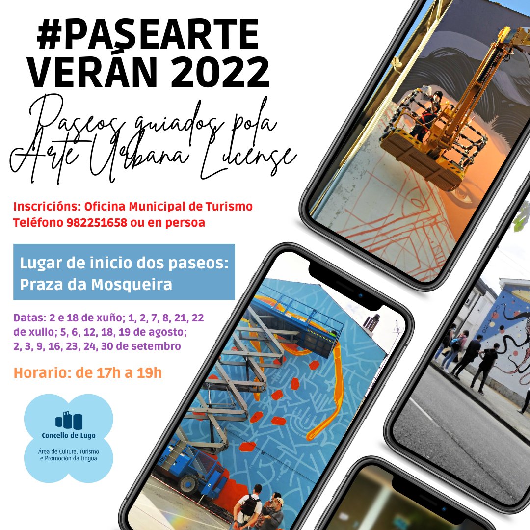 guido_guia's tweet photo. Xa só quedan 5 paseos guiados do III ciclo #PaseArte con @LugoTurismo! 🎨 Nos 15 paseos anteriores unhas 250 persoas (16-17 participantes de promedio) descubriron as marabillas artísticas das rúas lucenses... anímaste mañá? Chama ao ☎️ 982251658 @museoslugo para anotarte! ❤️ https://t.co/mXVXHXLKPE