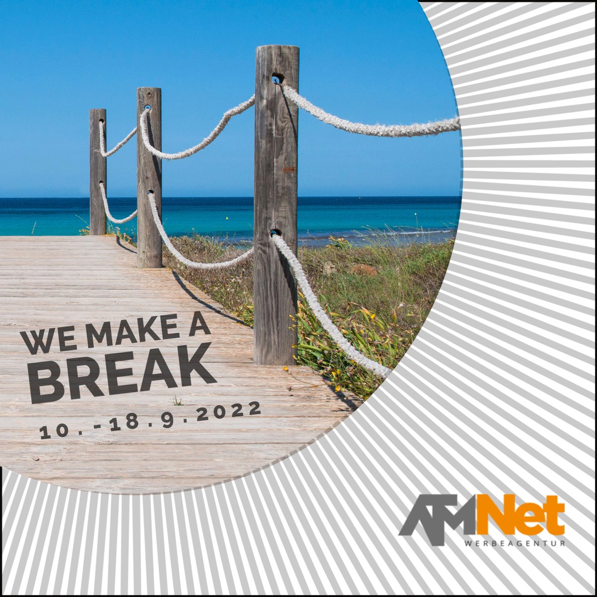 ATMNetMarketing's tweet photo. Auch wir brauchen mal eine Pause und Zeit unsere Batterien wieder aufzuladen. Ab Montag, 19. September sind wir wieder für euch da!

#betriebsurlaub #makeabreak https://t.co/apUZlSq0Qb