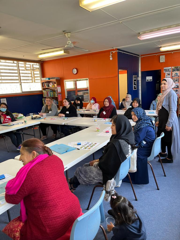 Our fifth English Class today was our best attended yet. 21 wonderful parents/grandparents engaged in oral language, phonics and reading activities @HarmonyatAuburn this morning.