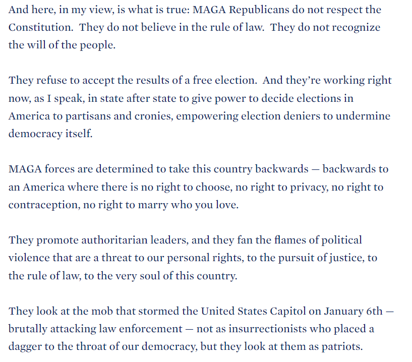 ektaka's tweet photo. @GOPLeader Anger and division is what MAGA Republican extremists who refuse to accept the results of free elections and do not respect the rule of law or the will of the people offer. As for solutions, #DemocratsDeliver while #RepublicansObstruct. https://t.co/HC3kTWBPfw