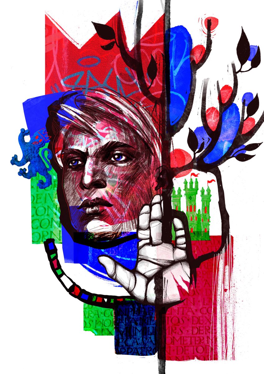 ParalyzedDonkey's tweet photo. My third collection called "Fabulous Four: glass, history and faith" 

The collection inspired by the stained glass windows of the Cathedral of León, the stone carvings of the Cathedral of Burgos and the graffiti of Spanish cities.

👑 NEW DROP👑
King's way

0.03ETH
@opensea https://t.co/GaSi4t10Iz