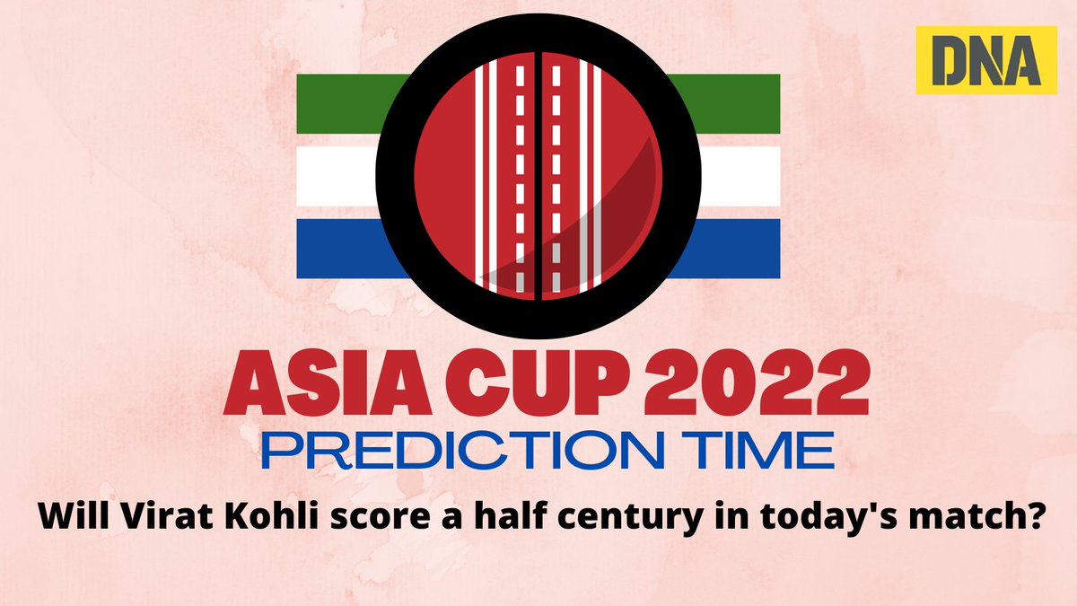 #AbGhoomegaBalla | Will Virat Kohli score a half-century in today's match? 

Comment Now!

#AsiaCup2022 | #ViratKohli | #INDvsAFG