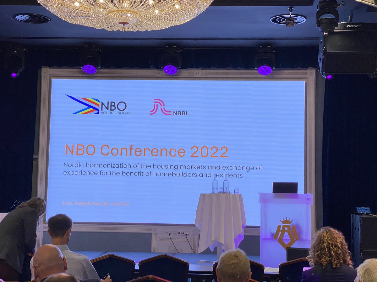 Idag startar NBO Conference 2022 i Oslo där bl a gemensamma utmaningar på de nordiska bostadsmarknaderna diskuteras. Bl a Riksbyggen <a href="/hsbisverige/">HSB</a> <a href="/sv_allmannyttan/">Sveriges Allmännytta</a>  är på plats fr Sverige #bopol
