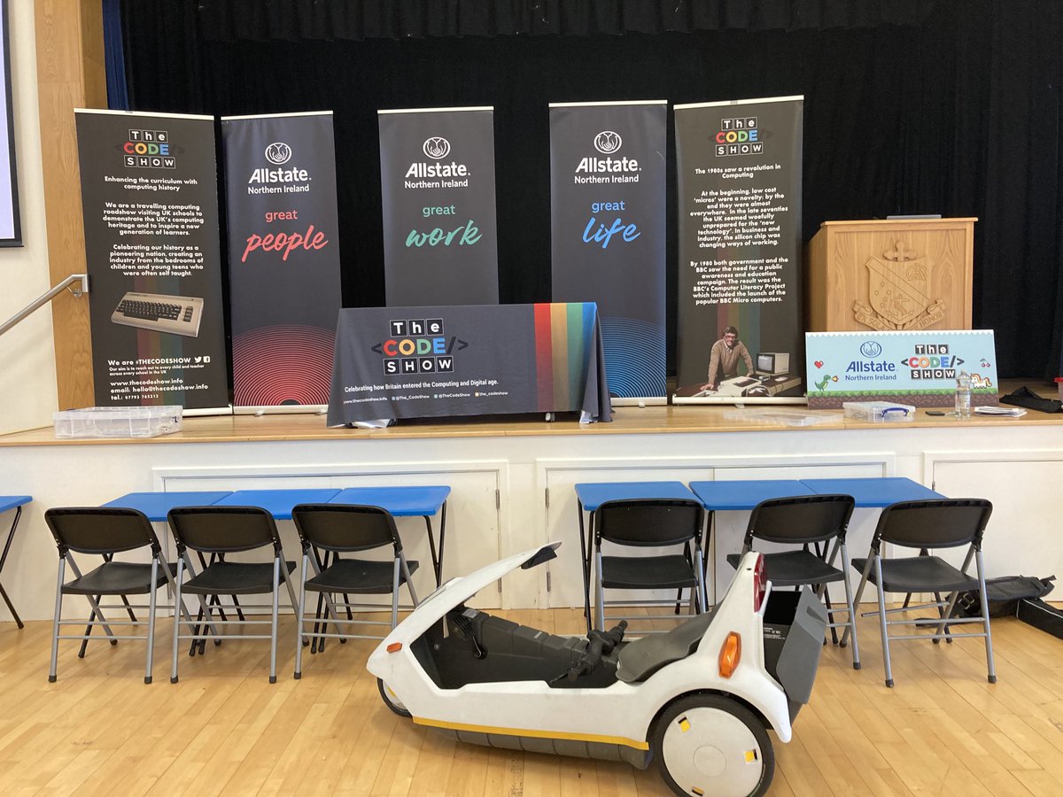 Ready to rock with the ⁦<a href="/The_CodeShow/">The CODE Show ®</a>⁩ at ⁦<a href="/assumptionlive/">Assumption Grammar</a>⁩ all day today!