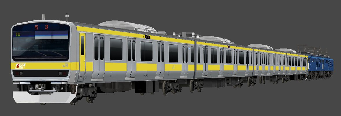 鉄道　Ｅ231系訓練資料 ドアの帯、なおりました😆 せっかく作ったので、恒常車のE231系の高