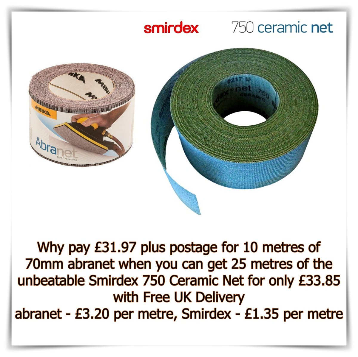 ebrasives's tweet photo. Click https://t.co/ty9khLZ1QW to get yours! Improve performance and save money!

#woodworking #surfaceprep #surfacerepair
#upcycling #dustlesssystem #boatbuilding
#decorating #carpentry #ebrasives #smirdex 
#woodturning #cabinetmaker https://t.co/a6AYHRxqmT