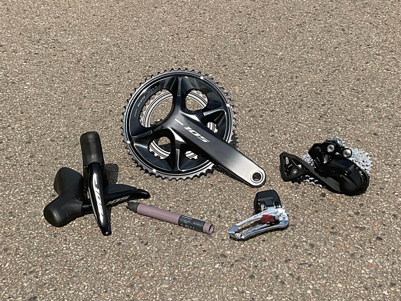 CycleRevo_'s tweet photo. 𝗦𝗵𝗶𝗺𝗮𝗻𝗼 𝟭𝟬𝟱 𝗗𝗶𝟮 𝗶𝘀 𝗵𝗲𝗿𝗲!
Only 𝗧𝗪𝗢 𝗶𝗻 𝘀𝘁𝗼𝗰𝗸 so grab yours ASAP to avoid disappointment!

𝗦𝗵𝗼𝗽: 

#shimano #shimano105Di2 #newin #cycle #bike #bikeupgrade #limitedstock #bikelife https://t.co/OYippOgmel