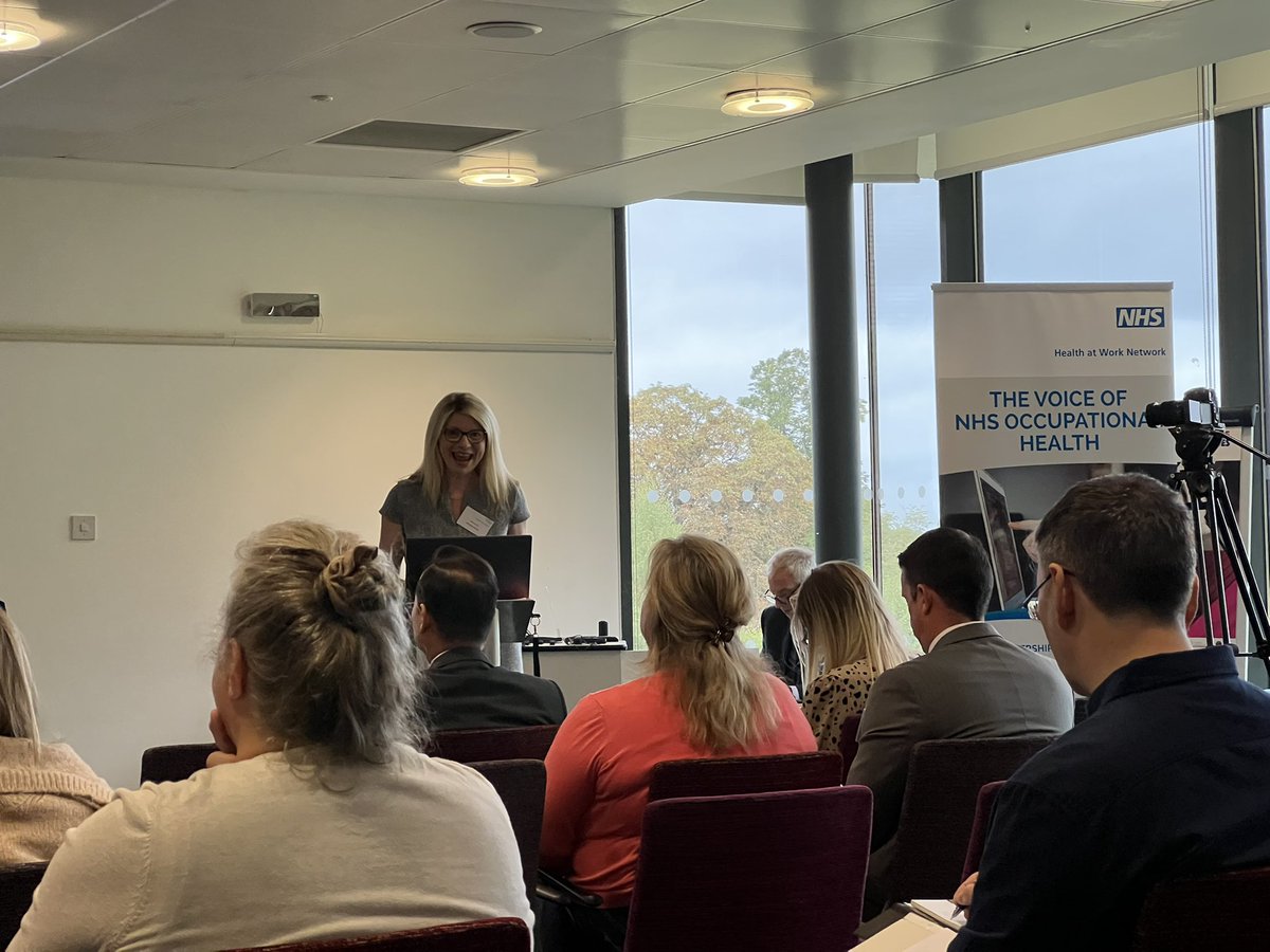 @hilarywinch opens our  #NHSOHconference22 encouraging us all to connect restore and revive 🙏 #GrowingOHWB @NHSOHNetwork @NHSEngland