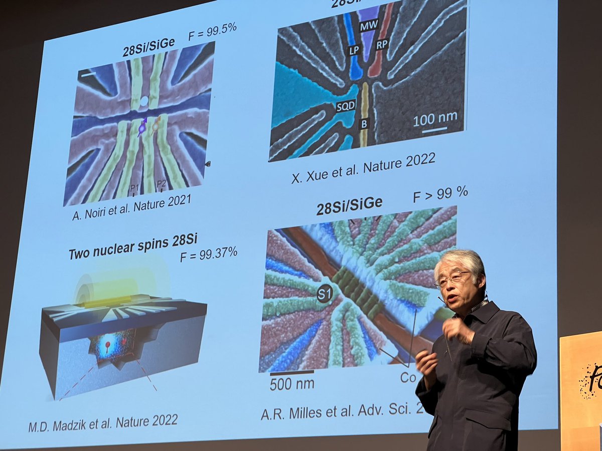 AndreasAtETH's tweet image. Nice morning session with Seigo Tarucha @riken_en , Georgios Katsaros @ISTAustria and Tristan Meunier @InstitutNeel at the #SpinQubit5 conference in #Pontresina.
@nccrSpin