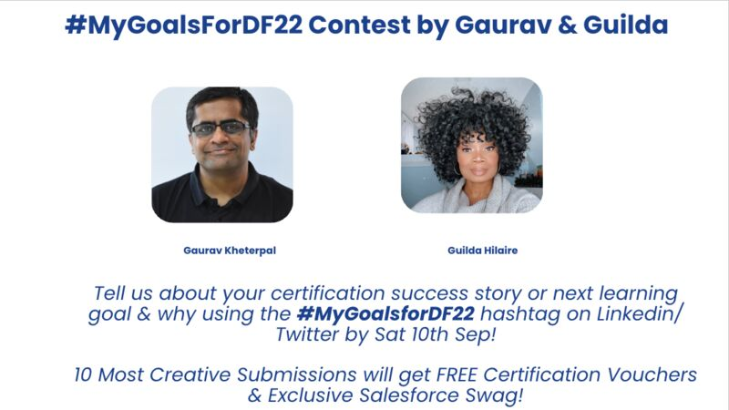 gauravkheterpal's tweet photo. Free Certs + Cool Swag = 😍😍
@justguilda & I teamed up for this special contest & we've received some amazing entries. But there's room for more!
Tell us your @trailhead success story or your next cert goal & why!
⭐️10 Trailblazers will get a cert voucher & special swag⭐️ ⬇️ https://t.co/7bsdknlg7c