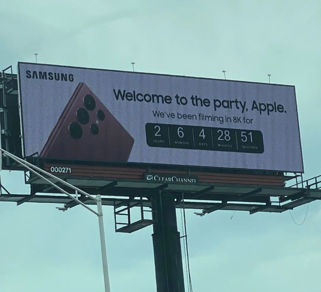 weancestor's tweet photo. Samsung takes a dig at #Apple for the new #iPhone 14 launch.
#iPhone14Pro #AppleEvent #iPhone14Pro #Trending #Viral https://t.co/WQgJXKRbn0