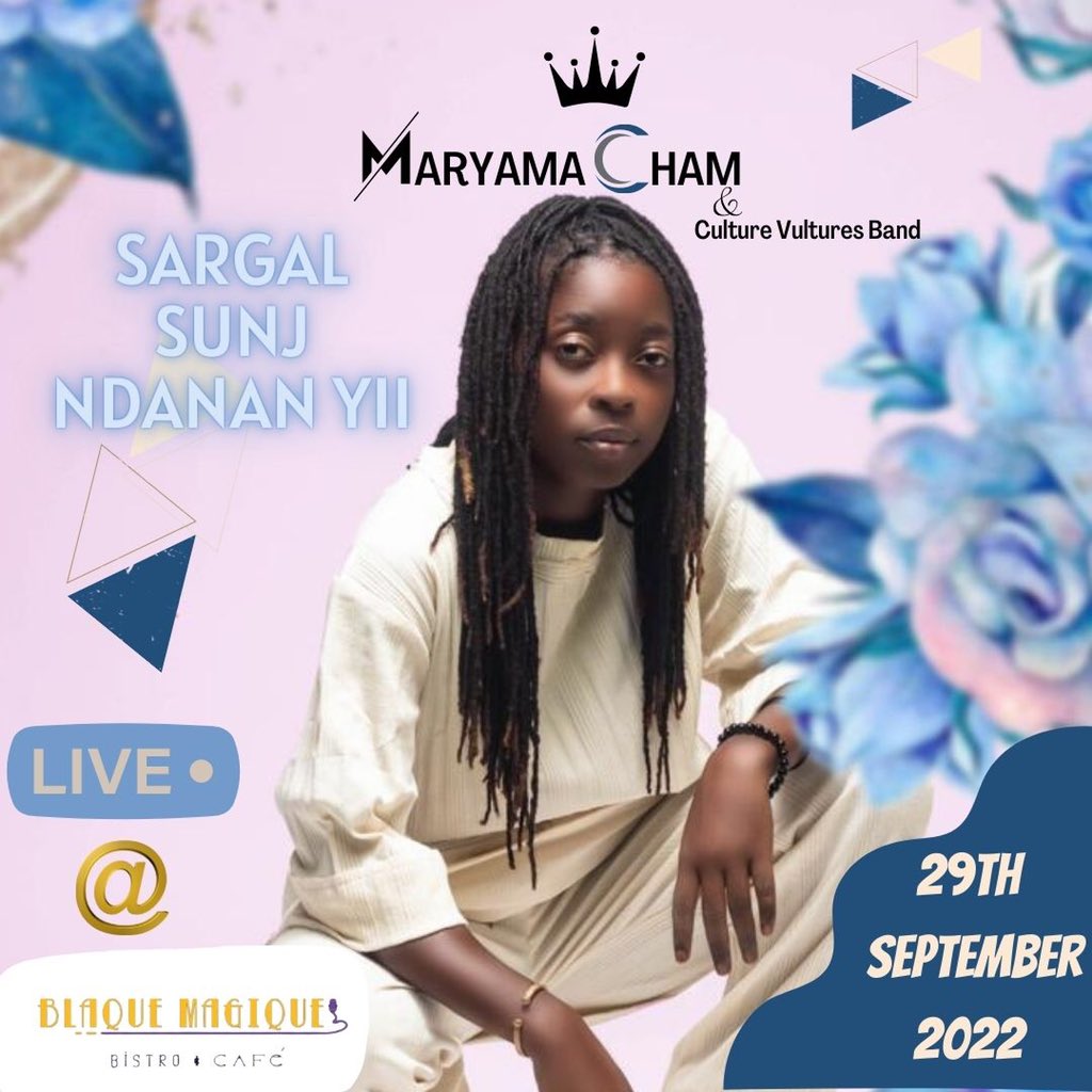 bmbistrocafe's tweet photo. @maryamcham_offcial will grace us with her lovely voice once again one the 29th Sep 2022, backed by the Culture Vultures Band, live at the @bmbistrocafe 

Save the date!
.
.
.
#restaurant #cafe #entertainment https://t.co/gwXoqYGbL0