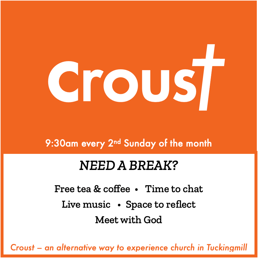 CamborneCluste1's tweet photo. Need a break or a place to chat? Come and join this Sunday, for a free cuppa and live music. For all ages, especially families. A relaxed space to reflect & meet with God. Our invitation is to everyone and a warm welcome awaits you. All Saints Church, Tuckingmill, 9.30am #croust https://t.co/WhP3B1V2aL